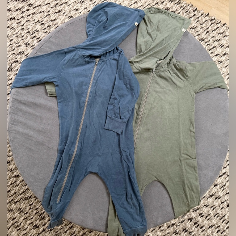 MINI MIOCHE Bundle of TWO Rompers (size 1/2)